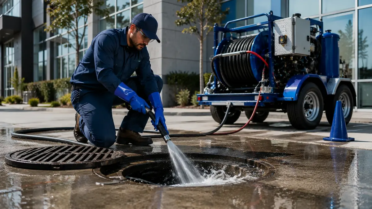 Commercial Hydro Jet Drain Cleaning in Ducor