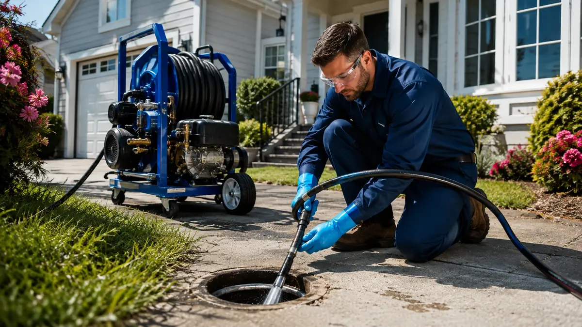 Residential Hydro Jet Drain Cleaning in Ducor