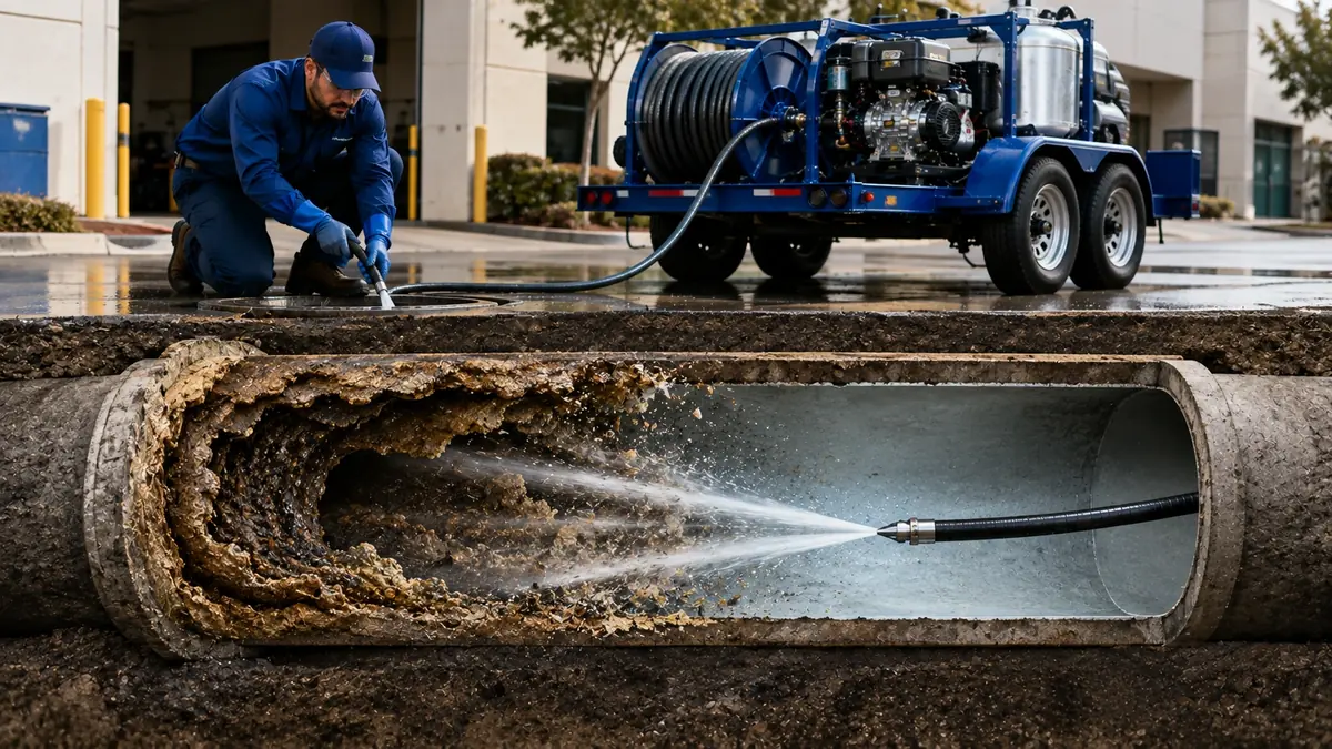 Sewer Pipe Descaling in Ducor